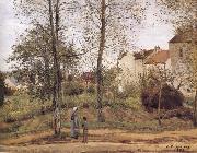Camille Pissarro Landscape in the vicinity of Louveciennes oil painting